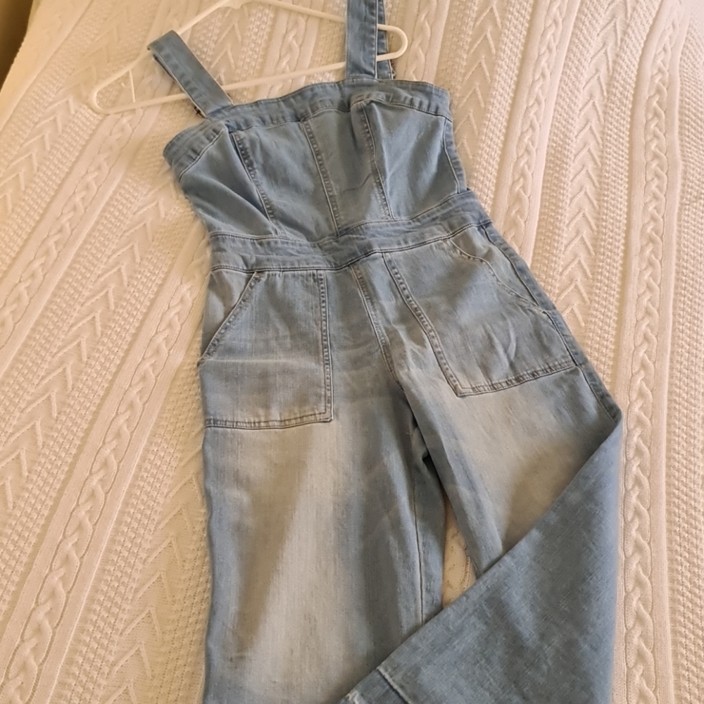 Women Denim Overalls, Size 5